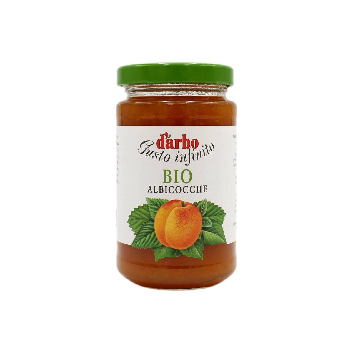 D'ARBO CONFETTURA EXTRA BIOLOGICA DI ALBICOCCHE 260 GR