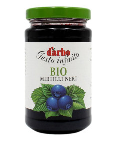 D'ARBO CONFETTURA EXTRA BIOLOGICA DI MIRTILLI NERI 260 GR