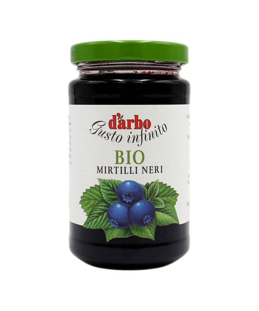 D'ARBO CONFETTURA EXTRA BIOLOGICA DI MIRTILLI NERI 260 GR