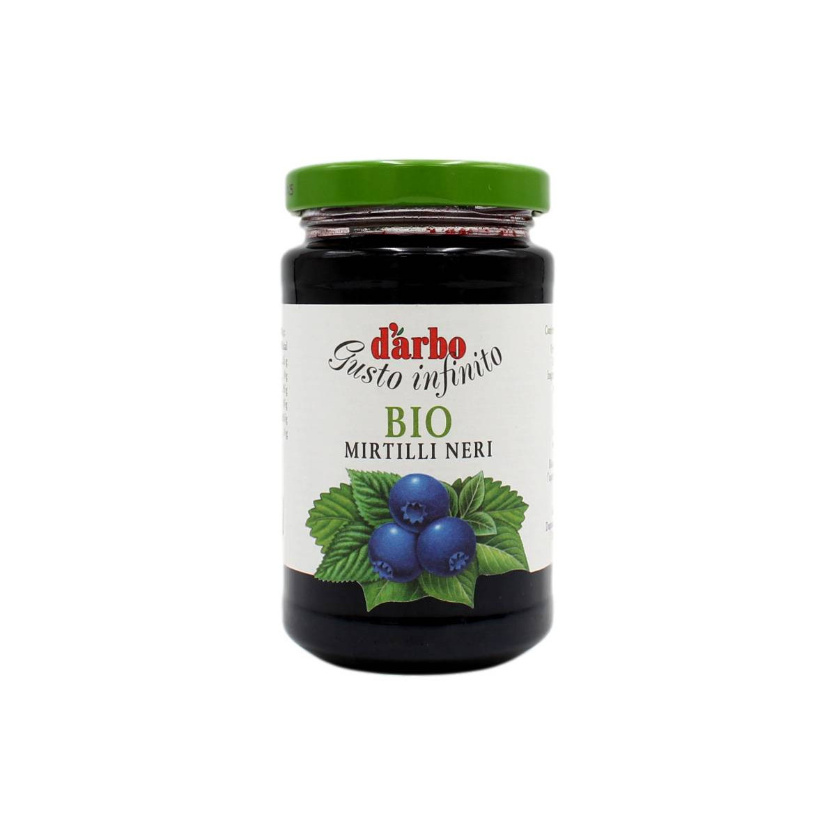 D'ARBO CONFETTURA EXTRA BIOLOGICA DI MIRTILLI NERI 260 GR