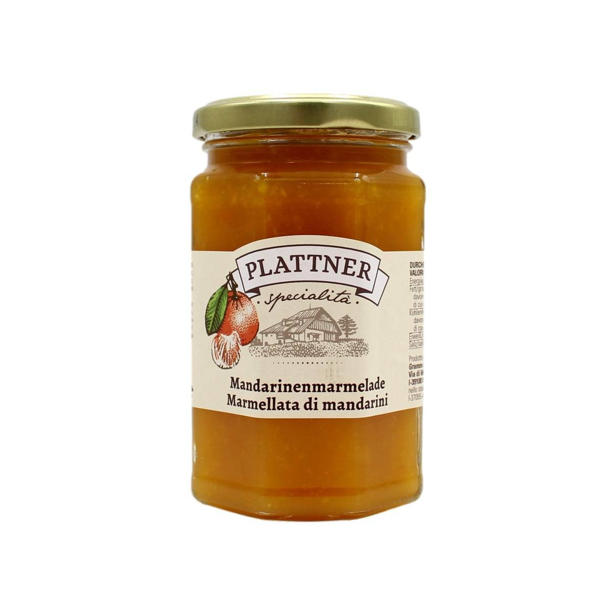 PLATTNER MARMELLATA DI MANDARINI 350 GR