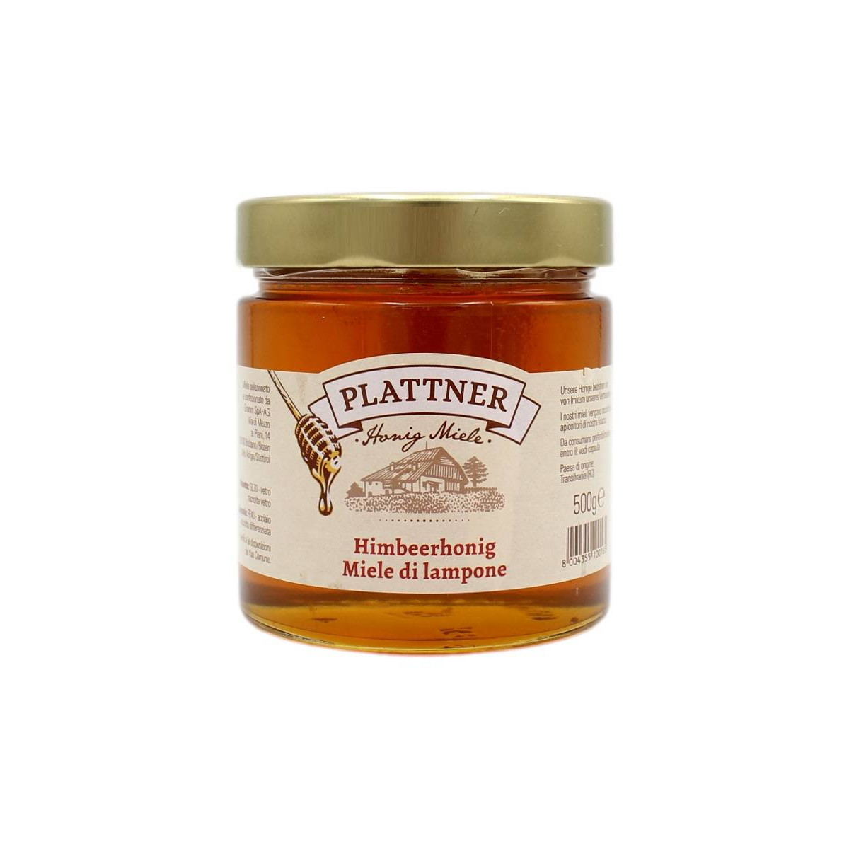 PLATTNER MIELE DI LAMPONE 500 GR