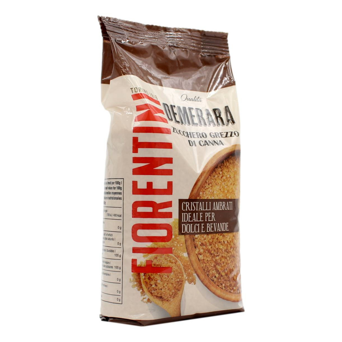 FIORENTINI DEMERARA ZUCCHERO GREZZO DI CANNA 500 GR