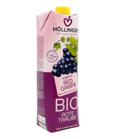 HOLLINGER 100% SUCCO D'UVA ROSSA BIO 1 LT