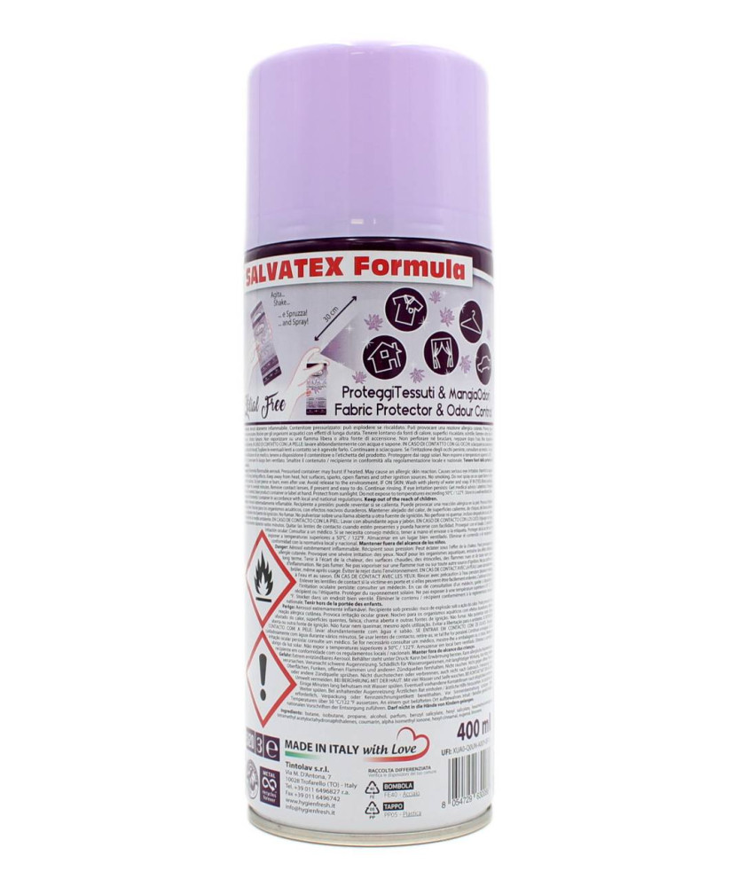 Hygienfresh Deodorante per Tessuti Spray da 400 Ml (Note di Pulito