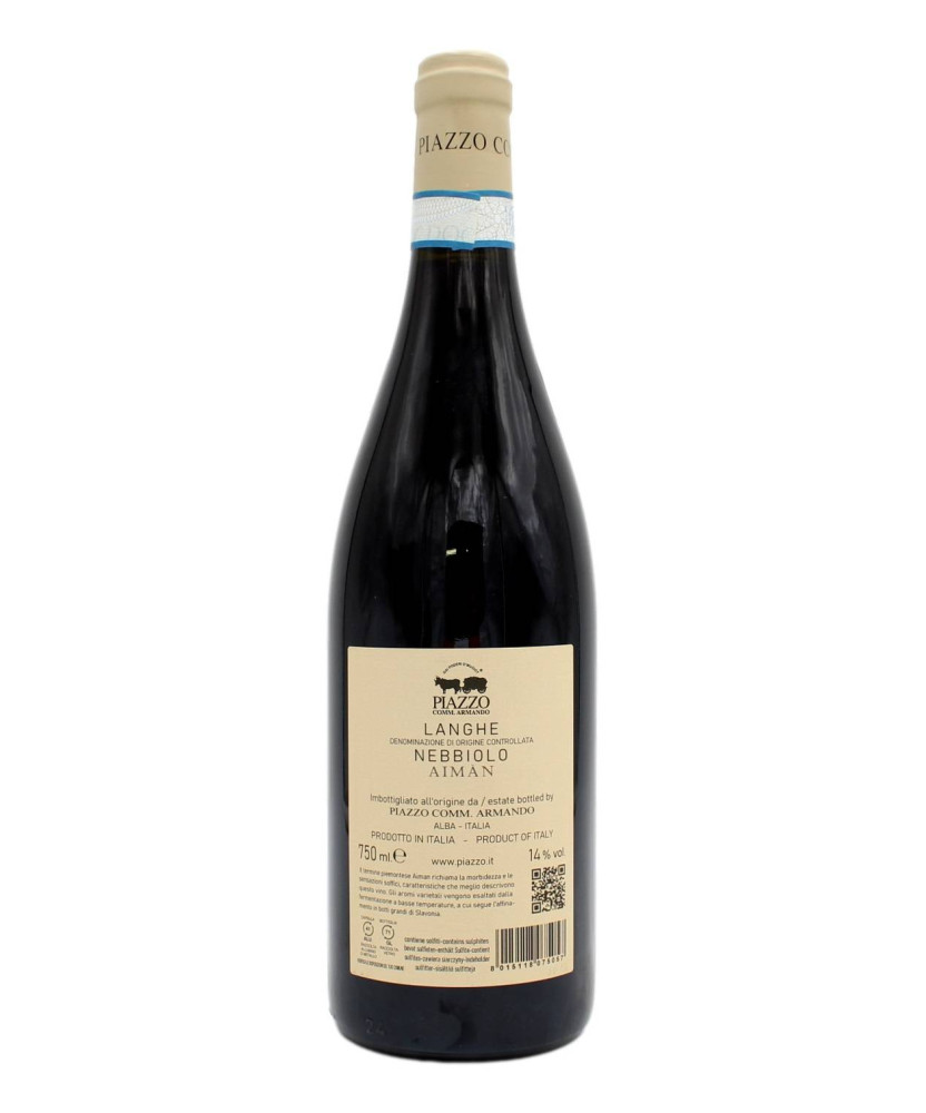 PIAZZO COMM. ARMANDO AIMAN LANGHE NEBBIOLO DOC 750 ML