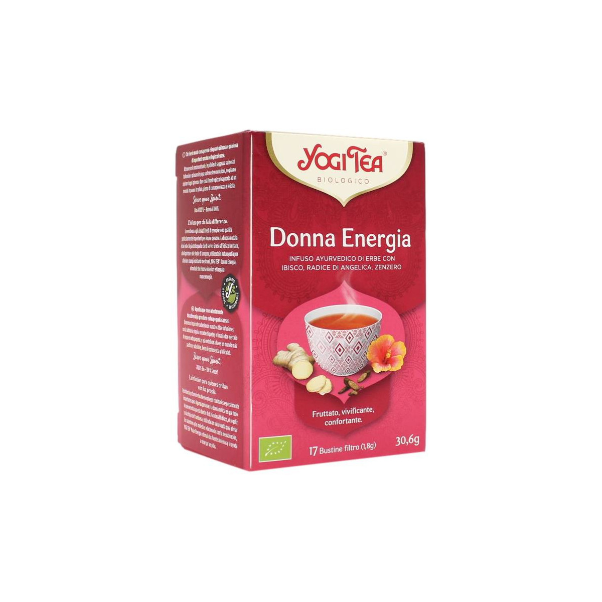 YOGI TEA DONNA ENERGIA 17 BUSTINE FILTRO 30.6 GR