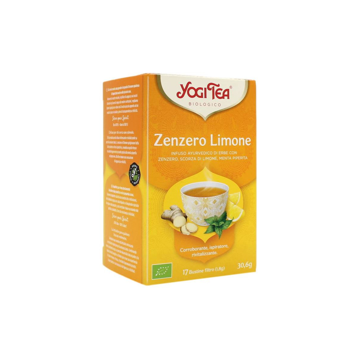 YOGI TEA ZENZERO LIMONE 17 BUSTINE