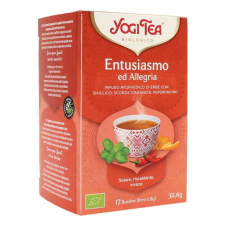 YOGI TEA ENTUSIASMO ED ALLEGRIA 17 BUSTINE
