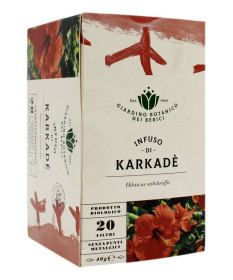 GIARDINO BOTANICO DEI BERICI INFUSO BIOLOGICO DI KARKADE' 20 FILTRI 40 GR