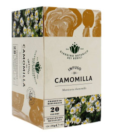 GIARDINO BOTANICO DEI BERICI INFUSO BIOLOGICO DI CAMOMILLA 20 FILTRI 16 GR