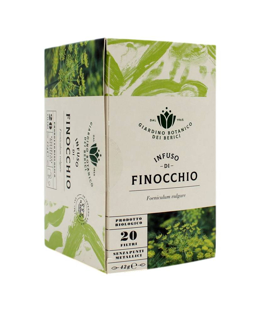 GIARDINO BOTANICO DEI BERICI INFUSO BIOLOGICO DI FINOCCHIO 20 FILTRI 42 GR