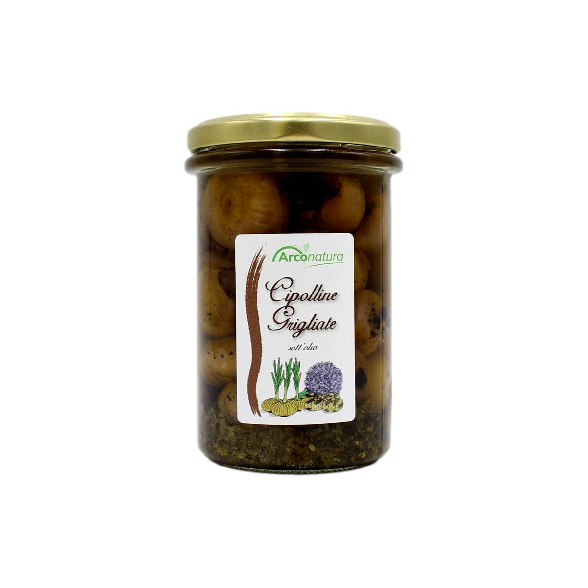 ARCONATURA CIPOLLINE GRIGLIATE IN OLIO EXTRA VERGINE D'OLIVA 270 GR