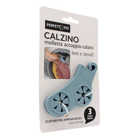 PERFETTO PIU' CALZINO MOLLETTA ACCOPPIA-CALZINI 3 PZ