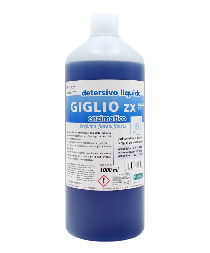 ESSECI RESOLV GIGLIO ZX DETERSIVO LIQUIDO ENZIMATICO 1 LT