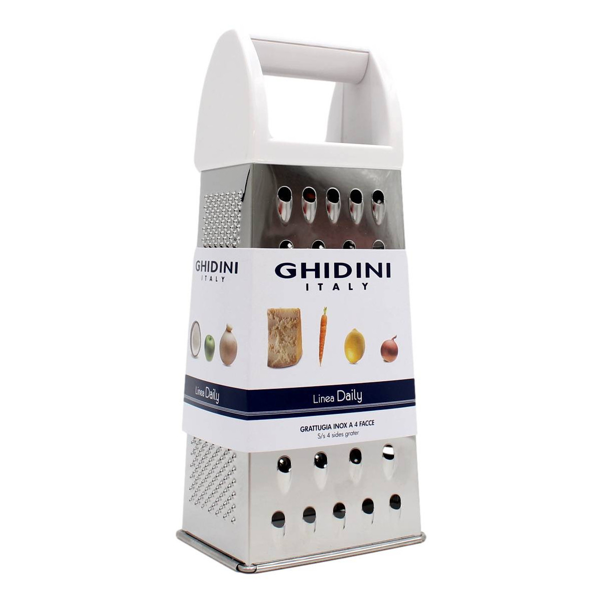 GHIDINI GRATTUGIA INOX A 4 FACCE 1 PZ