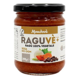 MONDOVE' RAGUVE'+ RAGU' 100% VEGETALE SOIA NO OGM 190 GR