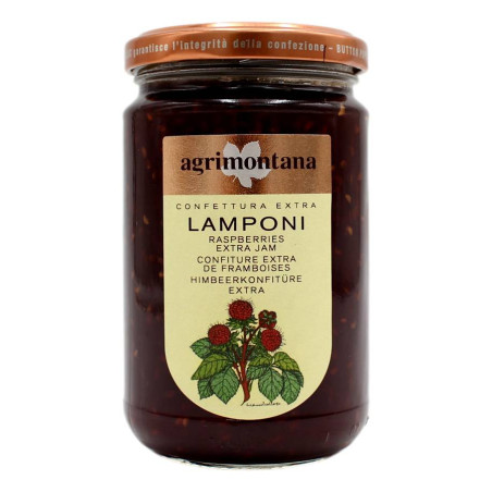 AGRIMONTANA CONFETTURA EXTRA DI LAMPONI 350 GR