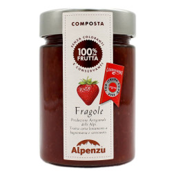 ALPENZU COMPOSTA DI FRAGOLE 100% FRUTTA 350 GR