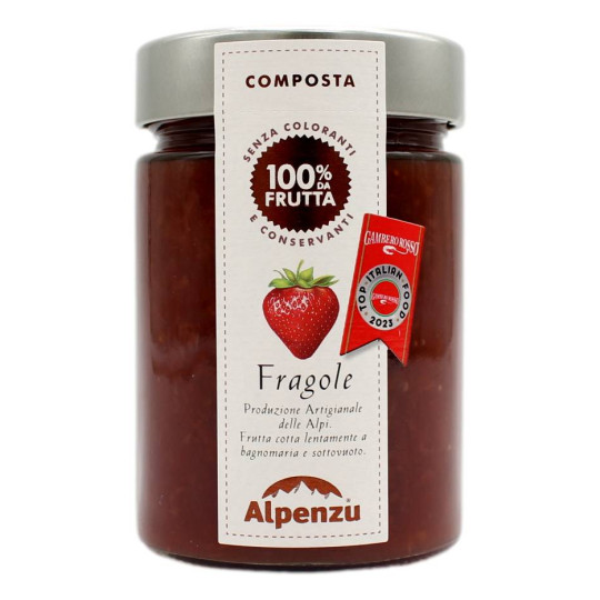 ALPENZU COMPOSTA DI FRAGOLE 100% FRUTTA 350 GR