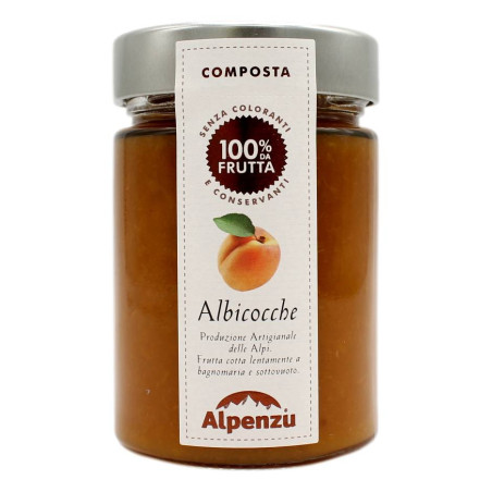 ALPENZU COMPOSTA DI ALBICOCCHE 100% FRUTTA 350 GR