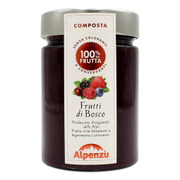 ALPENZU COMPOSTA DI FRUTTI DI BOSCO 100% FRUTTA 350 GR