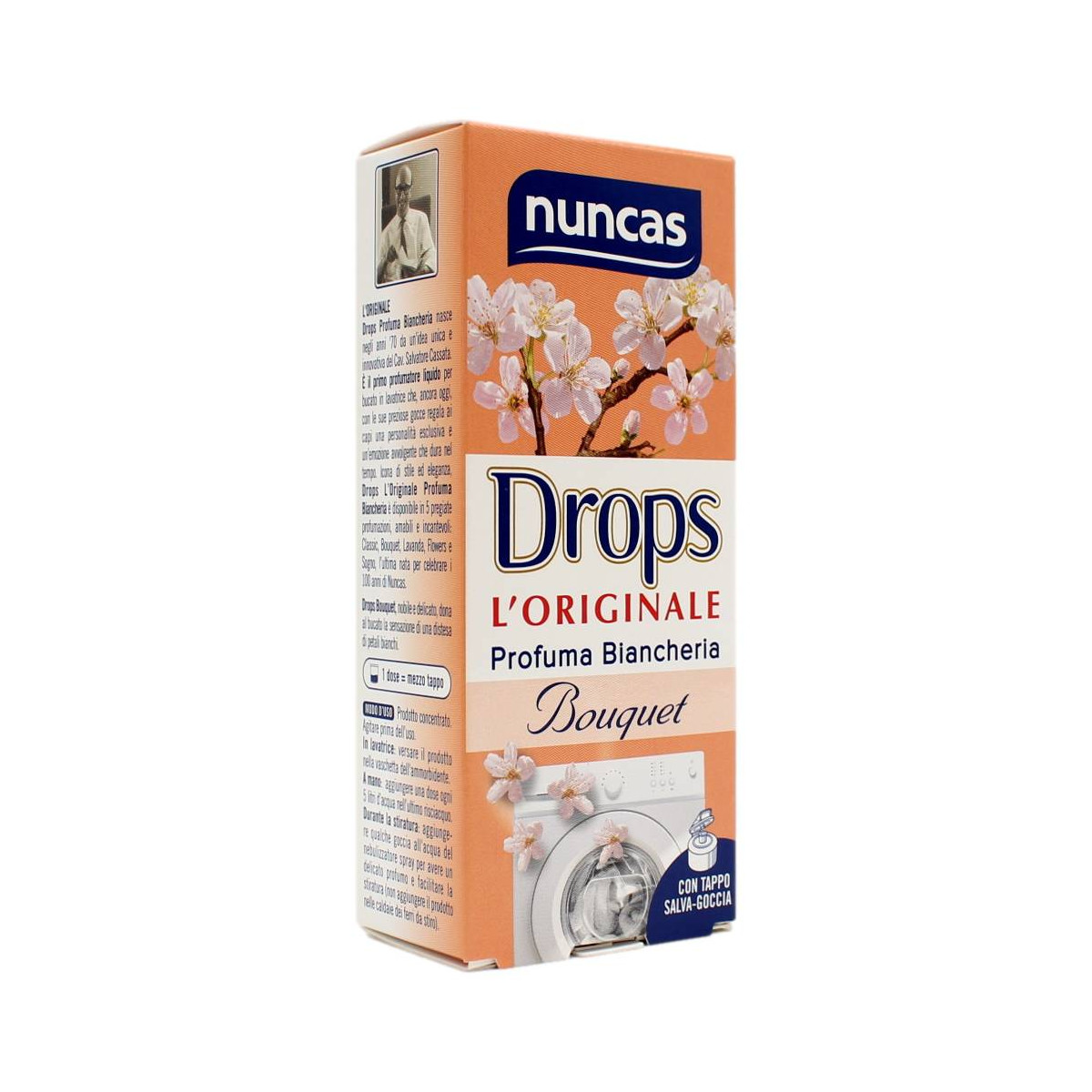 NUNCAS DROPS L'ORIGINALE PROFUMA BIANCHERIA BOUQUET 100 ML