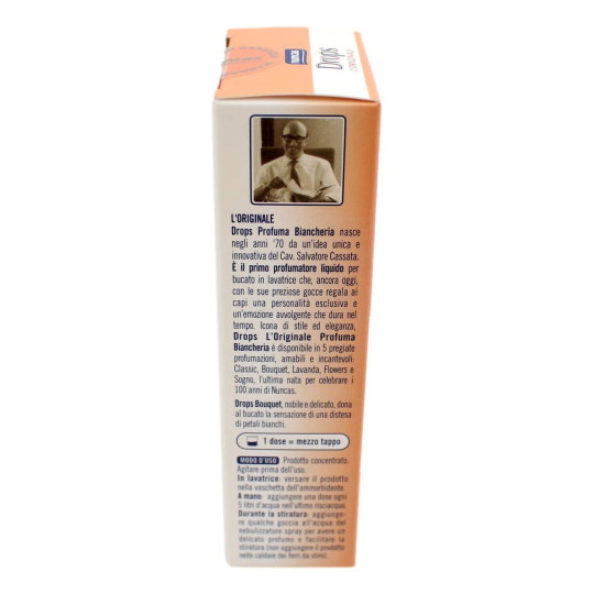 NUNCAS DROPS - PROFUMA BIANCHERIA - 100 ml - BOUQUET BLANC - La Casa dei  Colori