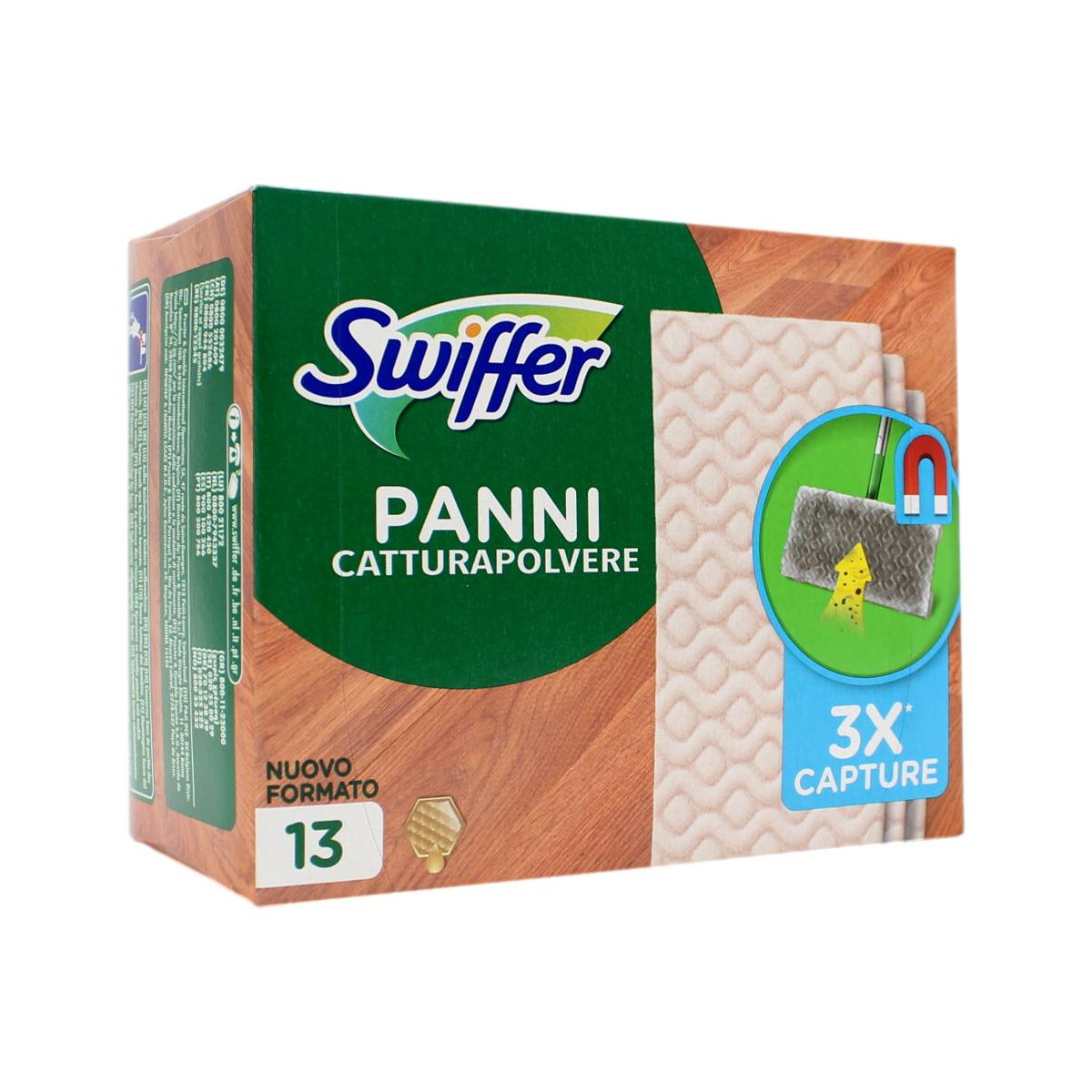 SWIFFER PANNI CATTURA POLVERE PER PAVIMENTI 13 PZ