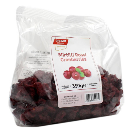 DELIKAT MIRTILLI ROSSI ESSICCATI MORBIDI 350 GR