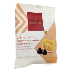 DOMORI DRAGEES ARANCIA RICOPERTA DI CIOCCOLATO FONDENTE EXTRA 40 GR