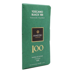 AMEDEI TOSCANO BLACK 100 TAVOLETTA DI MASSA DI CACAO 100% 50 GR