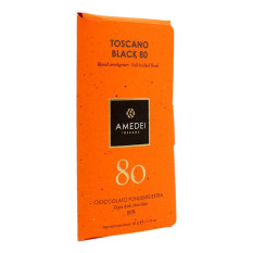 AMEDEI TOSCANO BLACK 80 TAVOLETTA FONDENTE EXTRA 80% 50 GR