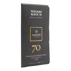 AMEDEI TOSCANO BLACK 70 TAVOLETTA FONDENTE EXTRA 70% 50 GR