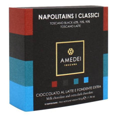 AMEDEI NAPOLITAINS I CLASSICI AL LATTE E FONDENTE EXTRA 12 PZ 55 GR