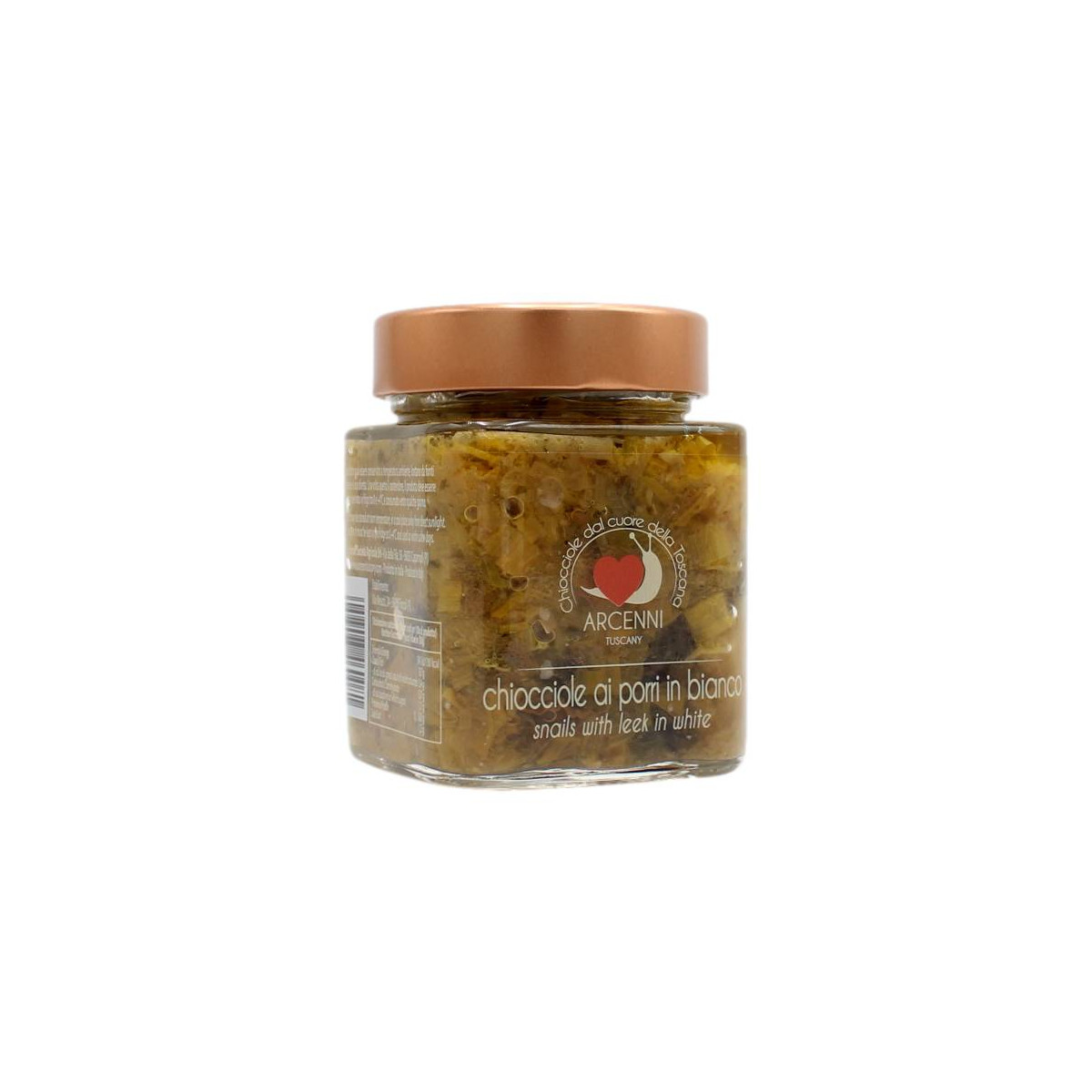 ARCENNI CHIOCCIOLE AI PORRI IN BIANCO 320 GR