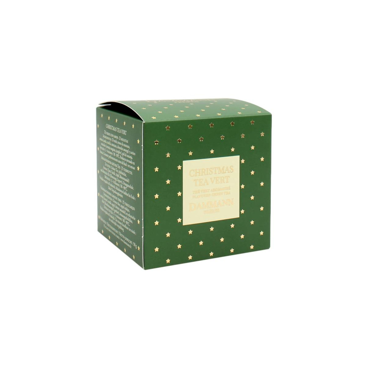 DAMMANN FRERES CHRISTMAS TEA VERT 25 BUSTINE 50 GR