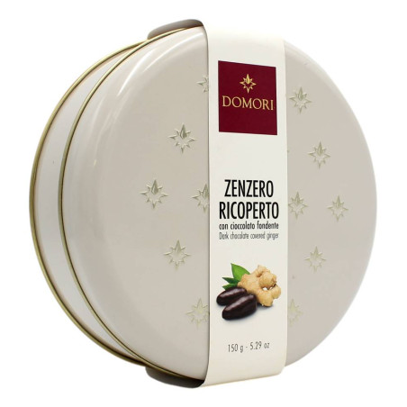 DOMORI ZENZERO RICOPERTO CON CIOCCOLATO FONDENTE 150 GR
