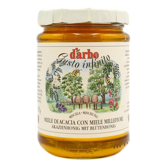 D'ARBO MIELE DI ACACIA CON MIELE MILLEFIORI 500 GR