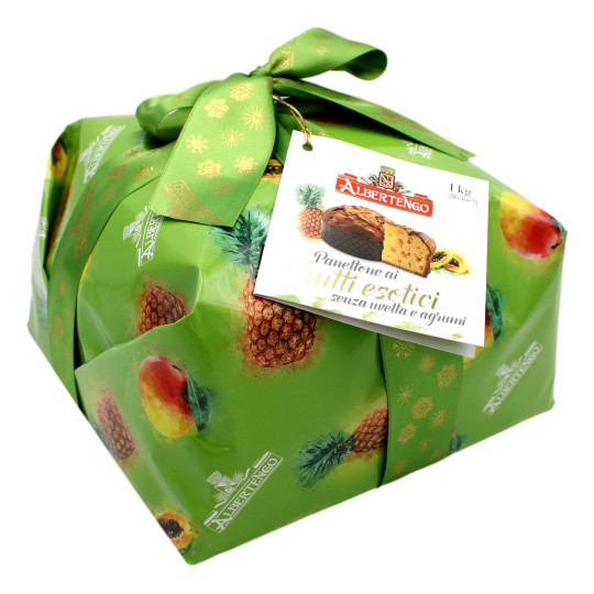 ALBERTENGO PANETTONE AI FRUTTI ESOTICI SENZA UVETTA E AGRUMI 1 KG