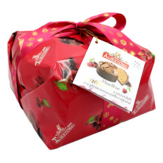 ALBERTENGO PANETTONE AMARENA E CIOCCOLATO CON GLASSA SENZA UVETTA E AGRUMI 1 KG