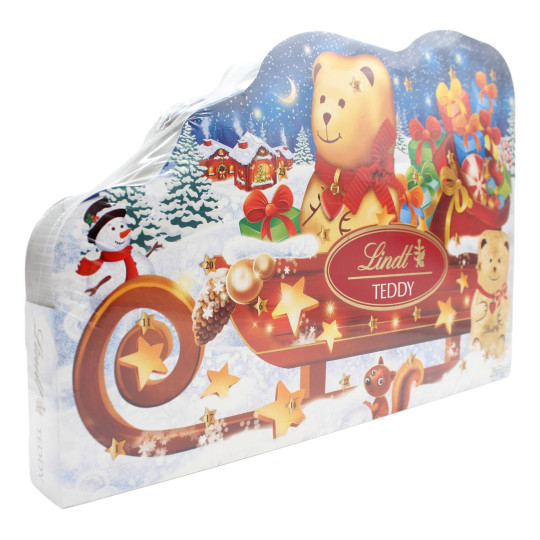 LINDT TEDDY CALENDARIO DELL'AVVENTO SLITTA 265 GR