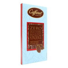 CAFFAREL TAVOLETTA FONDENTE ZERO ZUCCHERI AGGIUNTI 100 GR