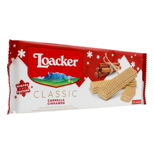 LOACKER CLASSIC WAFER CON CREMA ALLA CANNELLA 175 GR