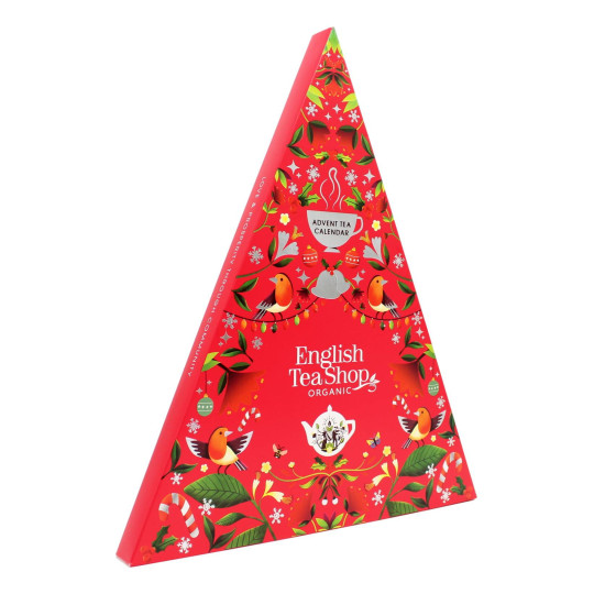 ENGLISH TEA SHOP CALENDARIO DELL'AVVENTO CON ASSORTIMENTO DI TE' BIOLOGICI 50 GR