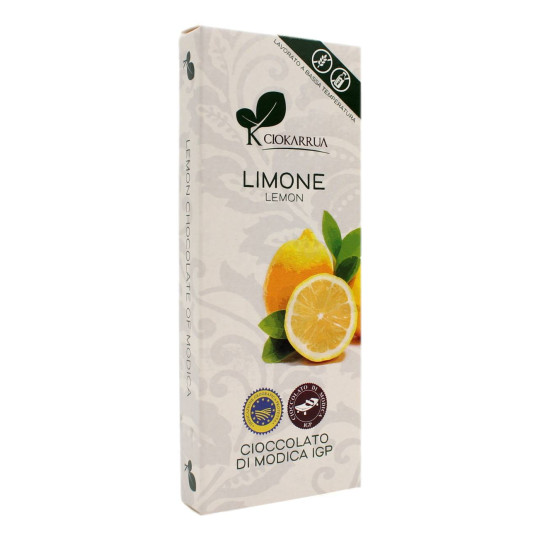 CIOKARRUA CIOCCOLATO DI MODICA I.G.P. AL LIMONE 100 GR