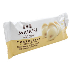 MAJANI TORTELLINI DI CIOCCOLATO BIANCO RIPIENI DI CREMA AL LATTE 3 PZ 24 GR