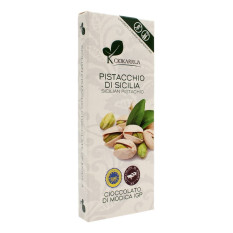 CIOKARRUA CIOCCOLATO DI MODICA I.G.P. AL PISTACCHIO DI SICILIA 100 GR