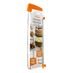 DECORA DIVIDI TORTA REGOLABILE SU 14 ALTEZZE CON LAMA ONDULATA 1 PZ