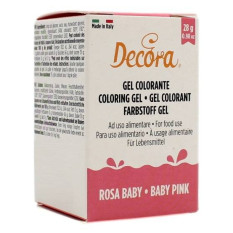 DECORA GEL COLORANTE AD USO ALIMENTARE ROSA BABY 28 GR
